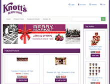 Tablet Screenshot of marketplace.knotts.com